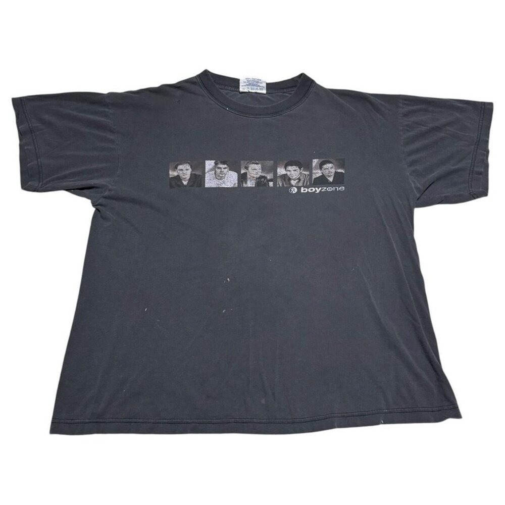 Vintage Redwood 1999 Boyzone Distressed Band Tour Shirt Adult Medium
